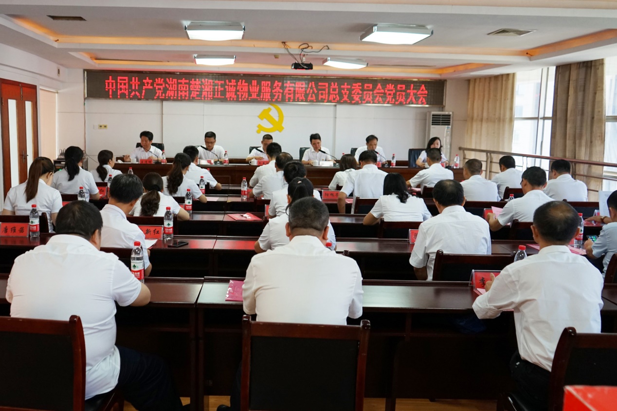 公司黨總支召開黨員大會(huì)